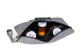 MEDICINE RX SAFE, tarjeta-nombre-frontal para identificación en espacios comunitarios.