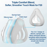 MEDICOLOR cojin híbrido 3 en 1 combina silicona, esponja y tela