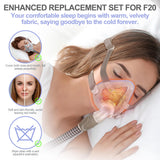 MEDICOLOR Mejorado F20: almohadilla-tejido ventilación para flujo estable sin silicona.