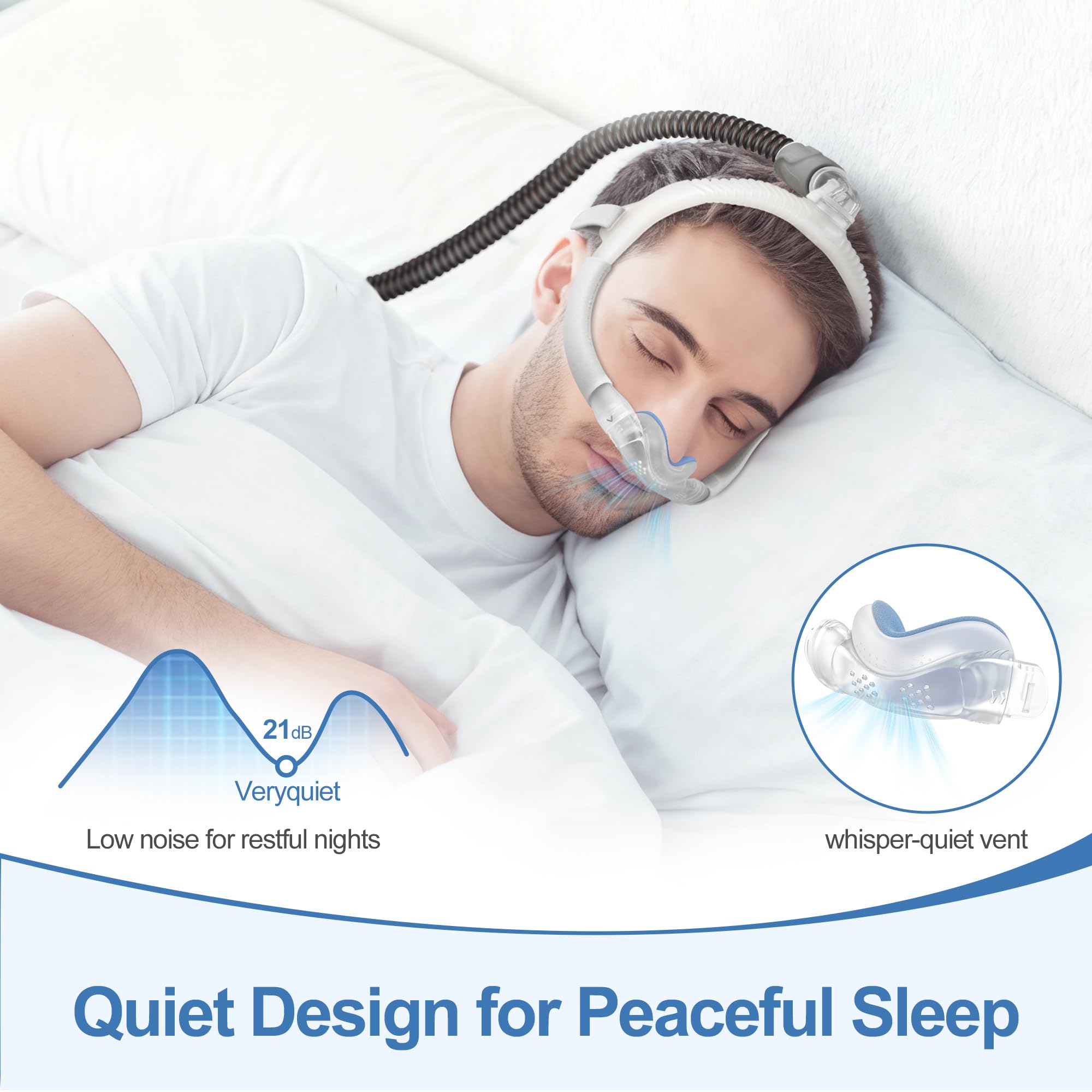 MEDICOLOR sello cómodo para rostro y menos marcas al dormir.