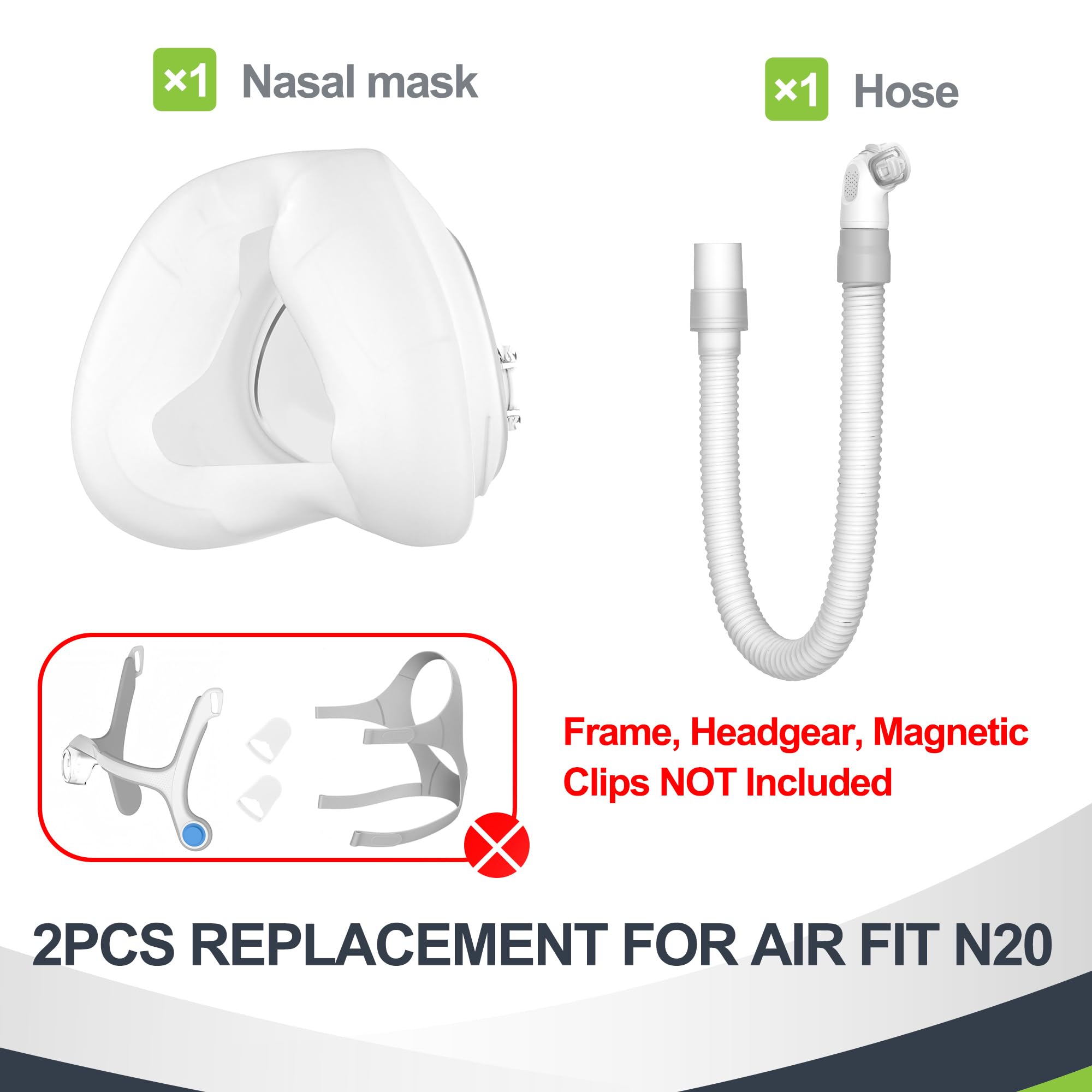 Tubo corto de MEDICOLOR para N20, flexible y resistente para uso cómodo.