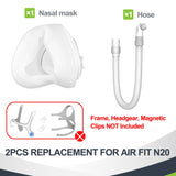 Tubo corto de MEDICOLOR para N20, flexible y resistente para uso cómodo.