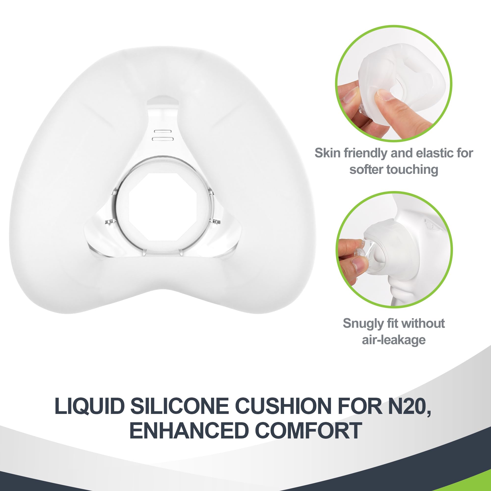 MEDICOLOR silicona suave para mayor comodidad de uso diario.
