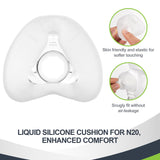 MEDICOLOR silicona suave para mayor comodidad de uso diario.