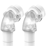 Medihealer conector codo giratorio para AirFit F20/F30 con giro suave