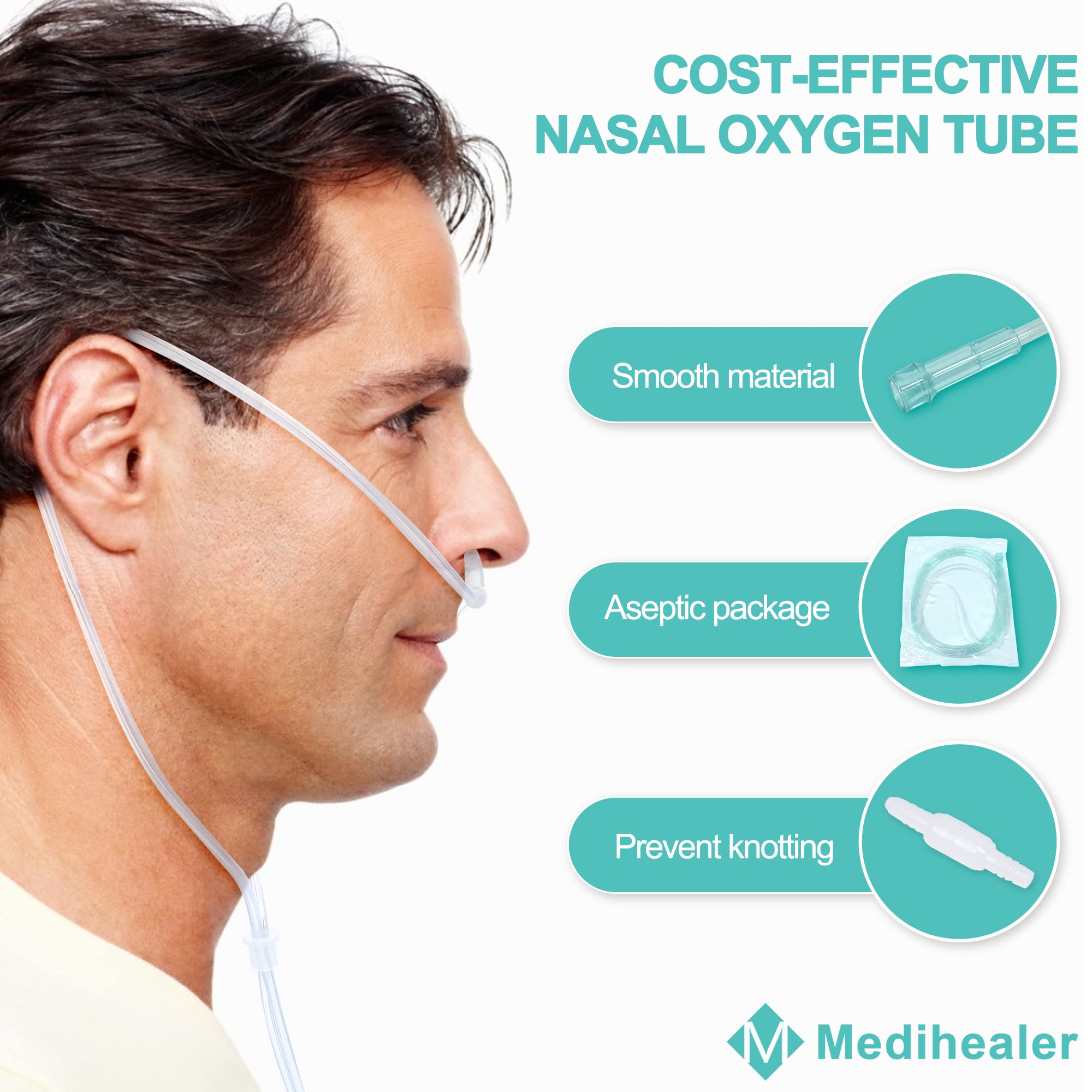 Medihealer conector giro: ajuste seguro y flujo estable.