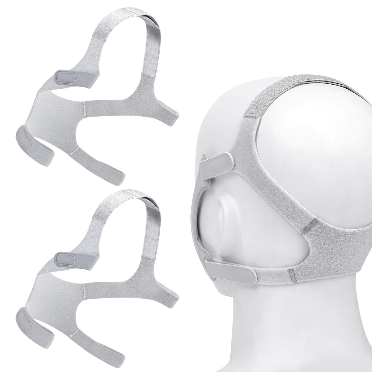 Mediheal correas para CPAP 2pack: ajuste firme para evitar deslizamientos nocturnos