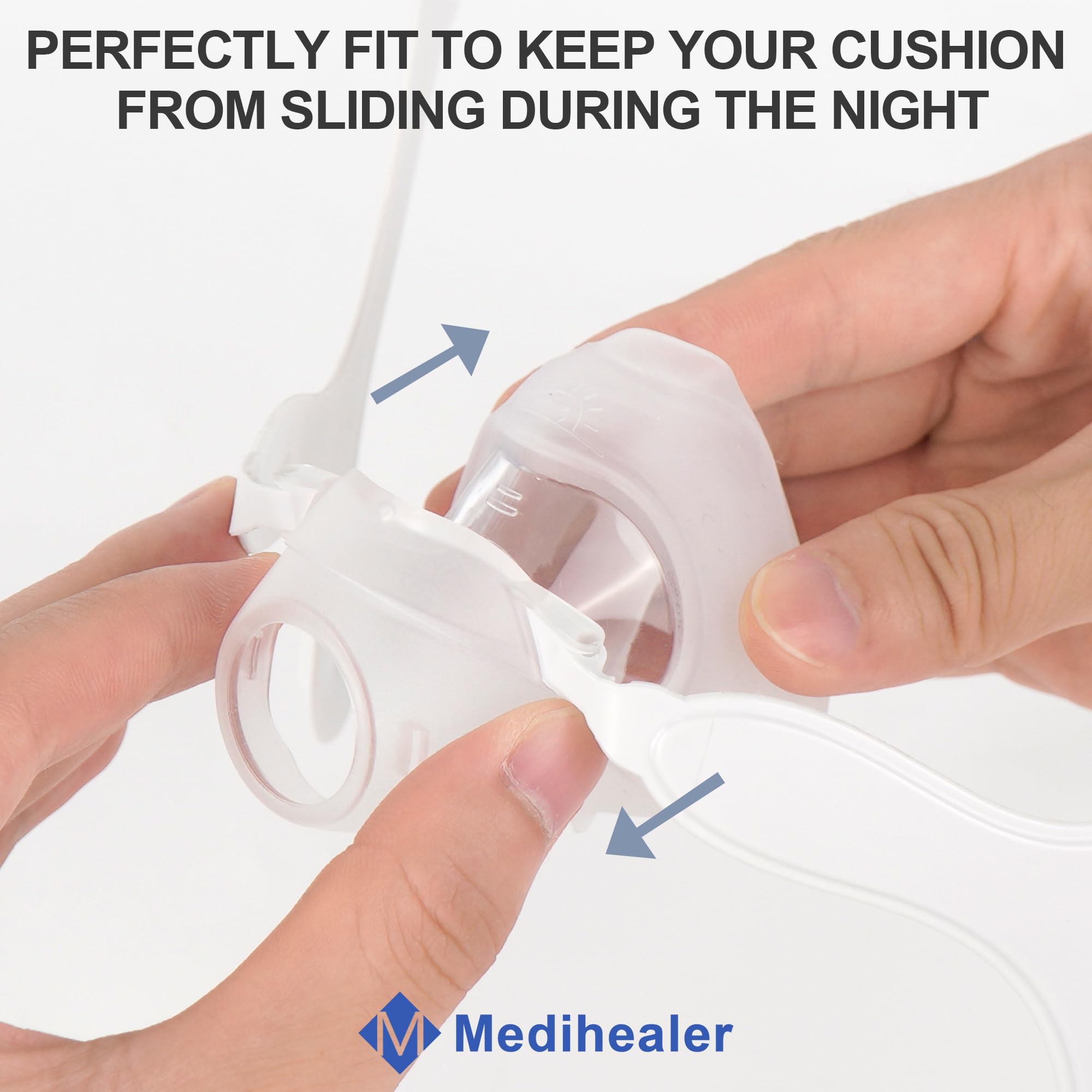 Medihealer ajuste ergonómico del marco N20 para uso nocturno cómodo.