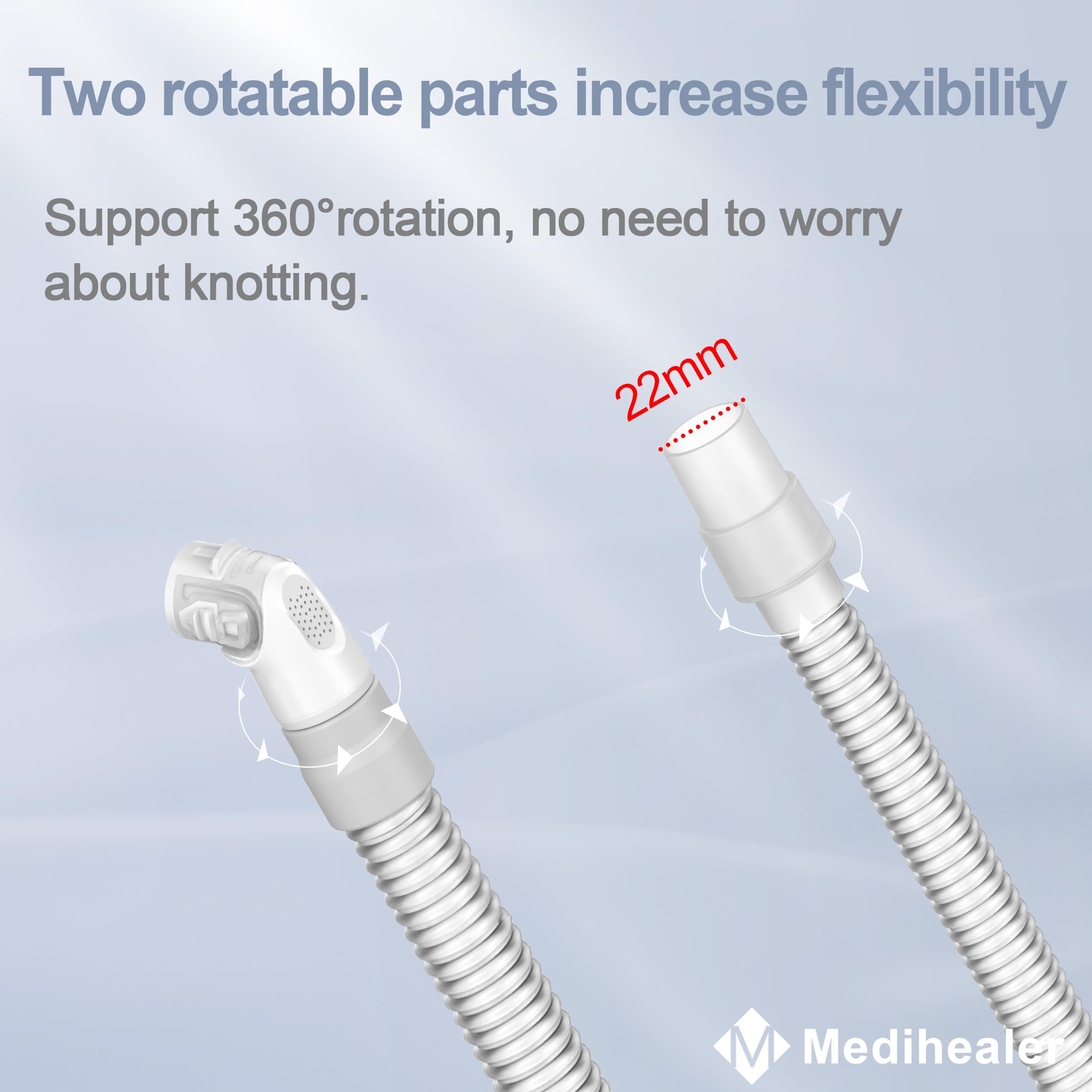 Medihealer Tubo N20, ensamblaje duradero para un ajuste confiable.