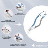 Uso real: comodidad y tranquilidad con el conjunto de tubo Medihealer.