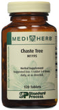 Mediherb Vitex agnus-castus, botella de 120 tabletas para apoyar el equilibrio hormonal natural