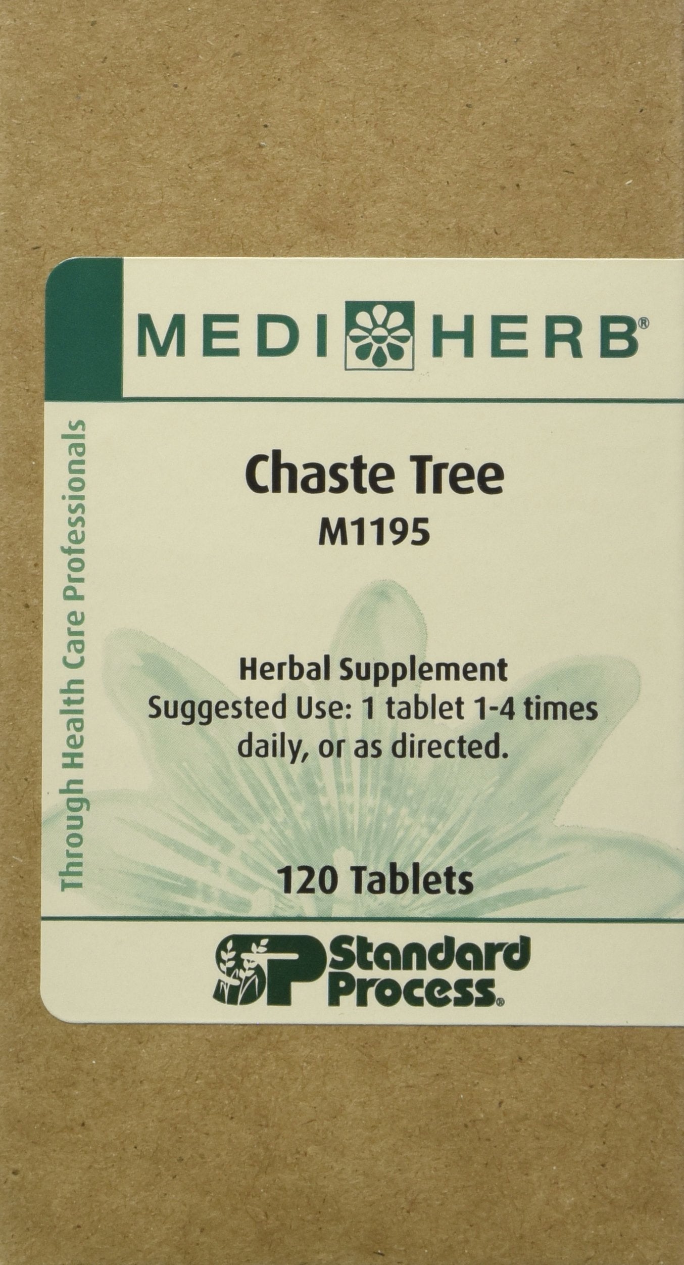 Mediherb Vitex agnus-castus, caja frontal para apoyar el balance hormonal diario