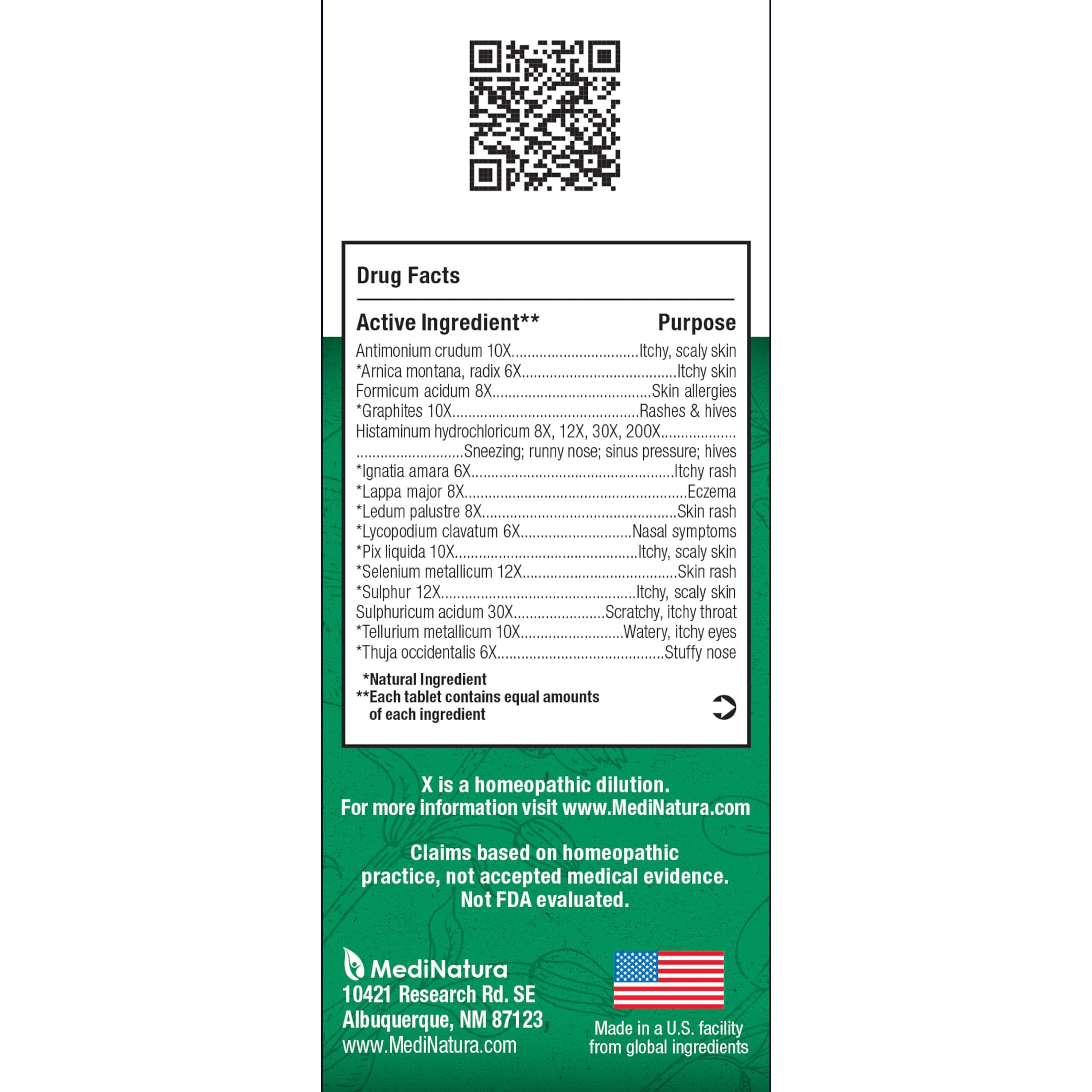 Envase de MediNatura BHI con 100 tabletas listo para uso diario
