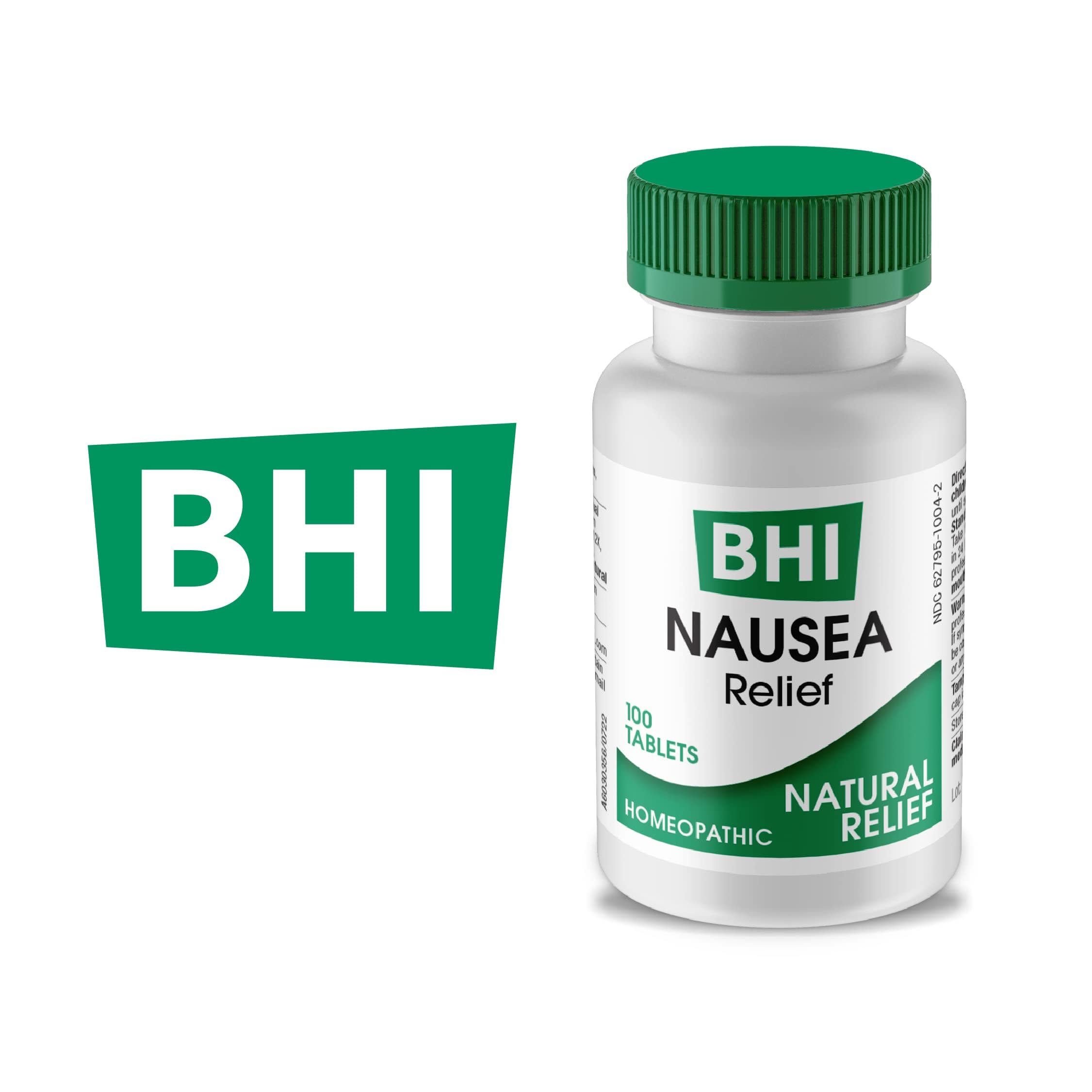 Etiqueta de elegibilidad FSA/HSA de MediNatura BHI Nausea Relief.