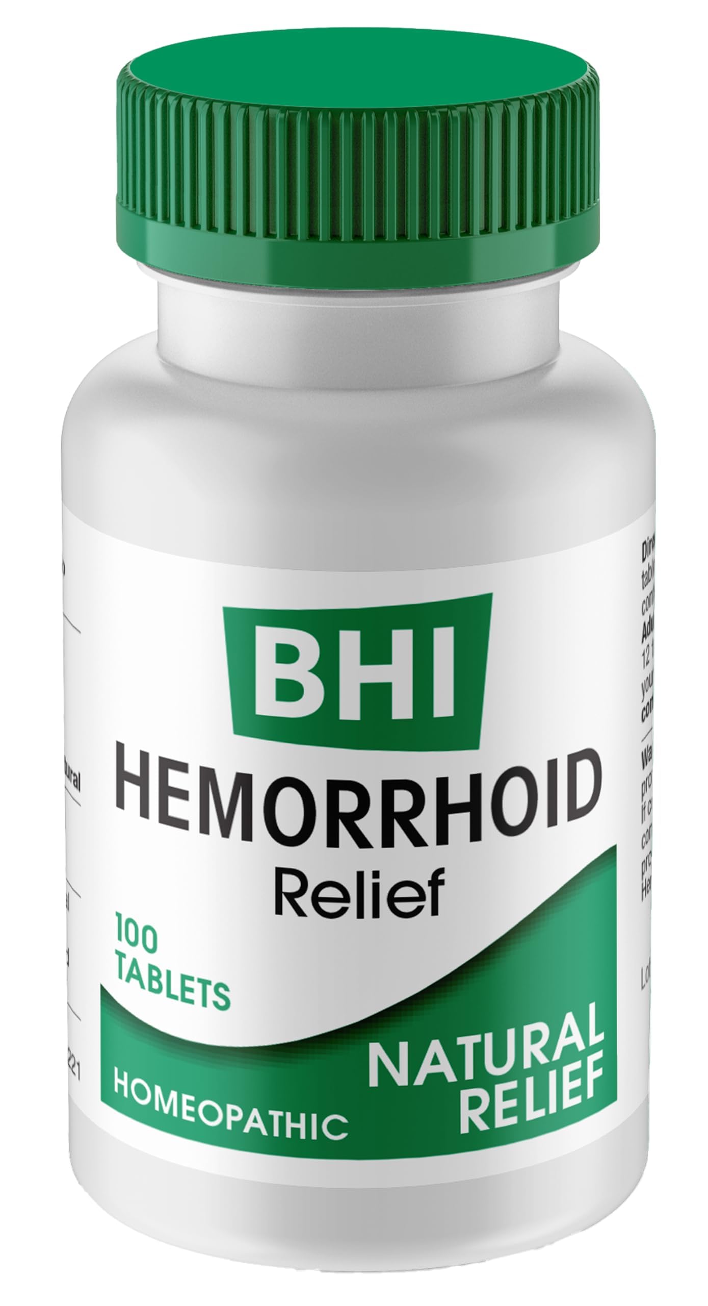 MediNatura BHI Relief: botella frontal para alivio natural y cómodo.