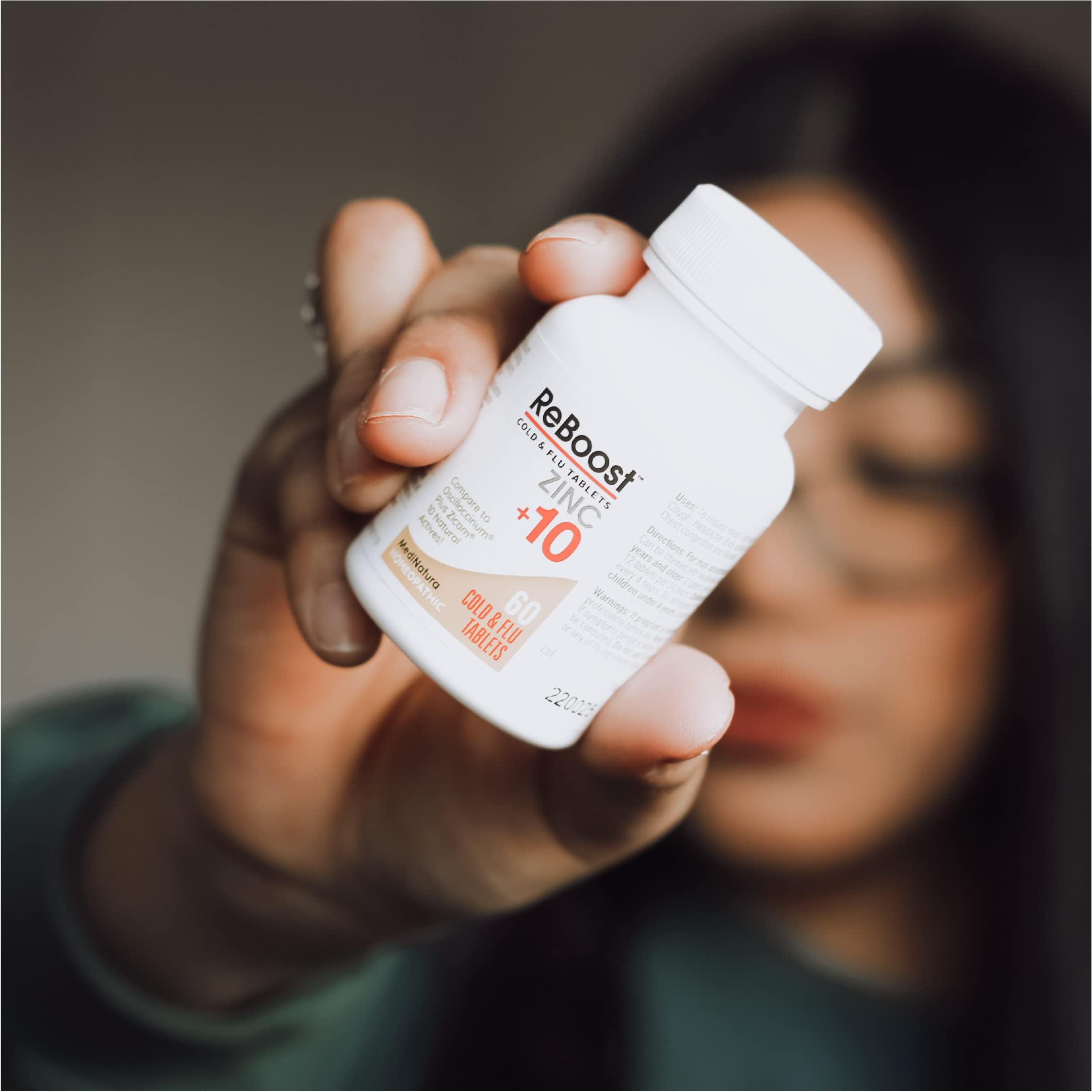 MediNatura ReBoost etiqueta limpia libre de gluten y aditivos.