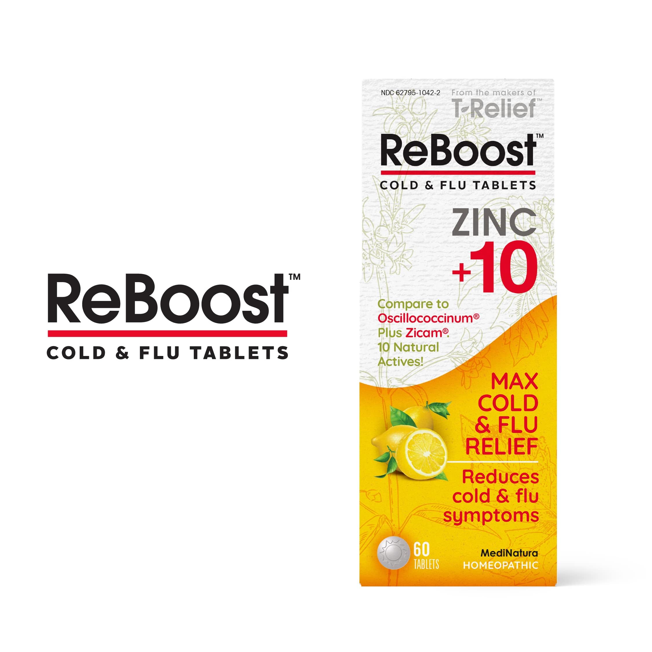 MediNatura ReBoost guía de uso diario para combatir síntomas.