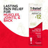 MediNatura T-Relief Arnica, aplicación en manos para molestias leves.