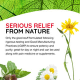 MediNatura T-Relief: ingredientes naturales árnica, calendula e hipérico.