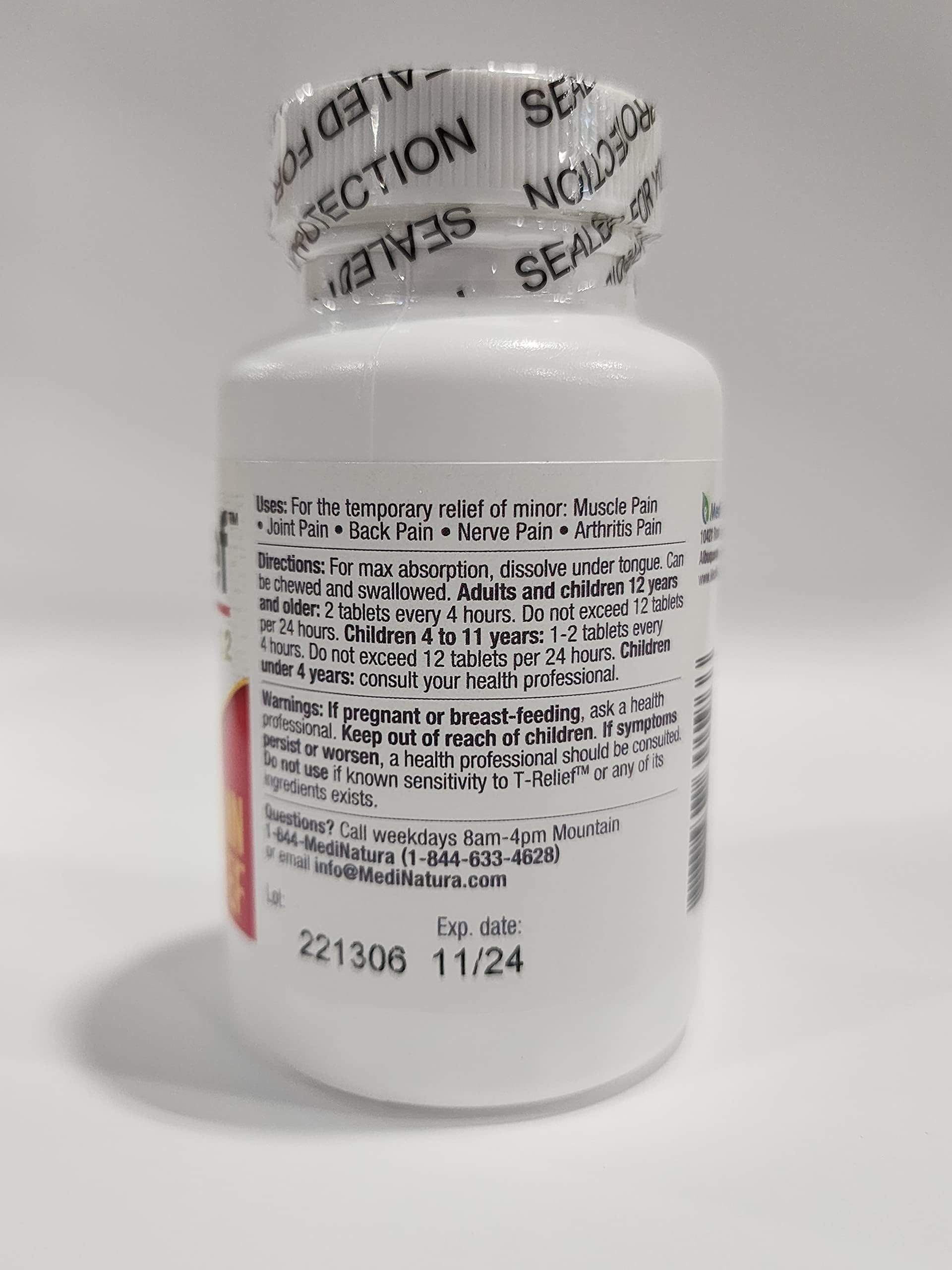 Ingredientes de plantas en MediNatura T-Relief: Arnica Caléndula Echinacea