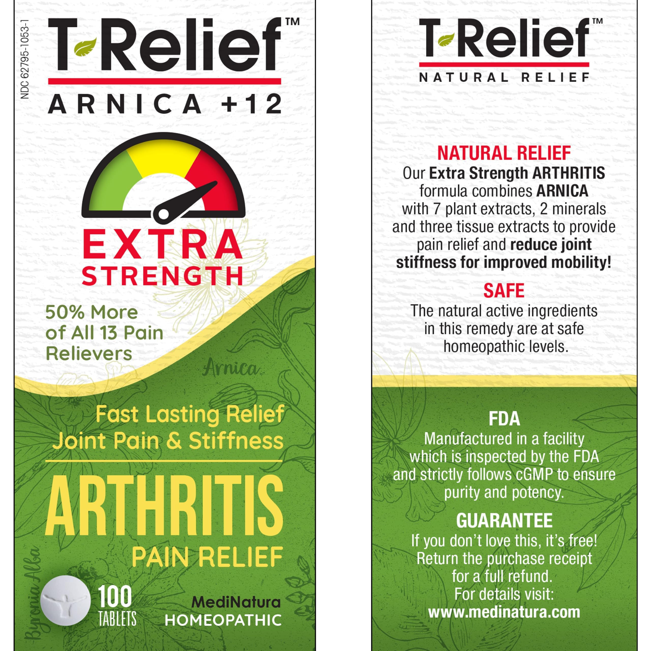 MediNatura T-Relief apto para mujeres y hombres.