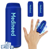 Medineed mangas dedo gel frío azul, alivio refrescante para dedos cansados