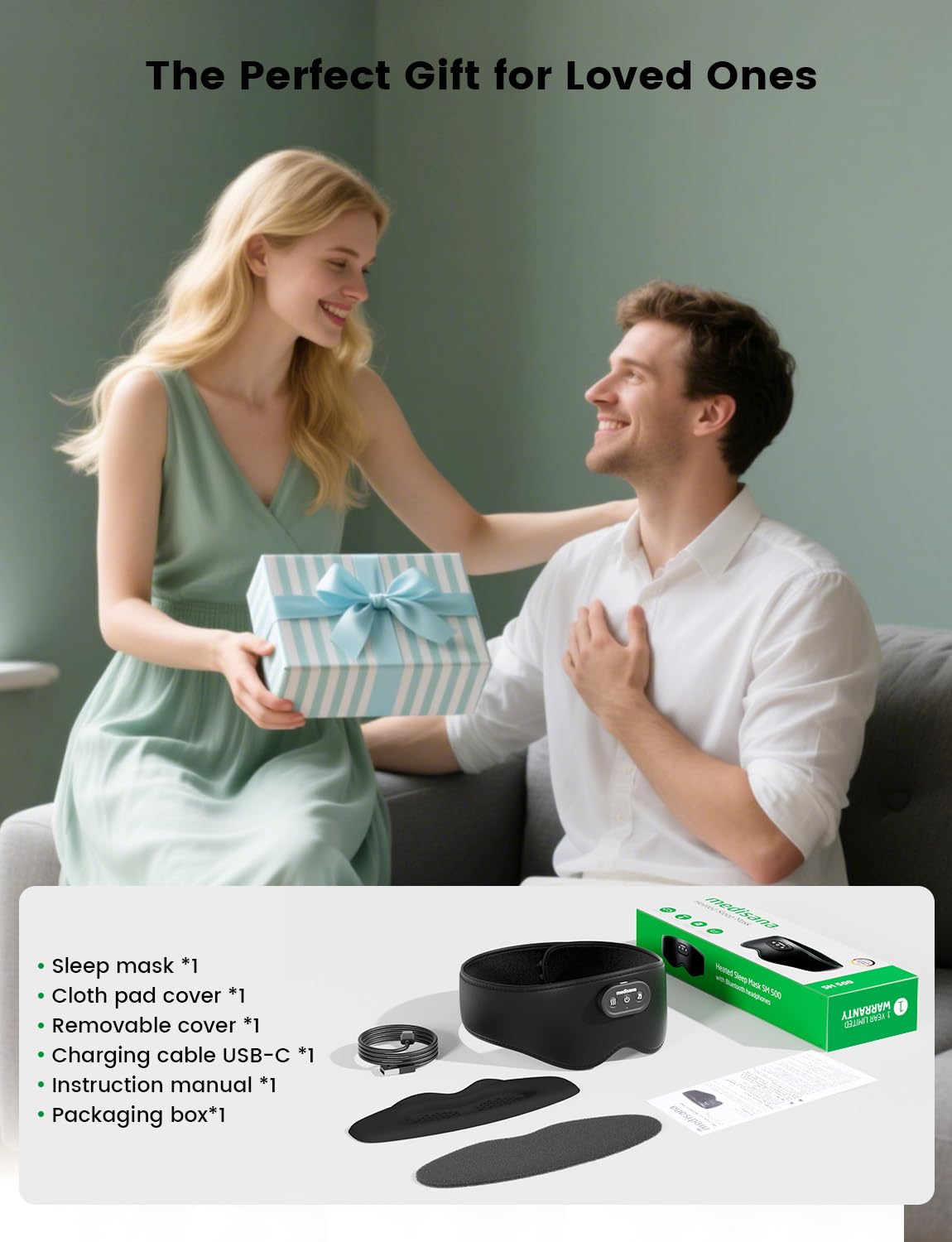 Caja regalo elegante de Medisana, ideal para regalar