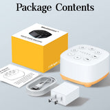 Meditation alimentación-AC-o-USB ofrece flexibilidad de uso.
