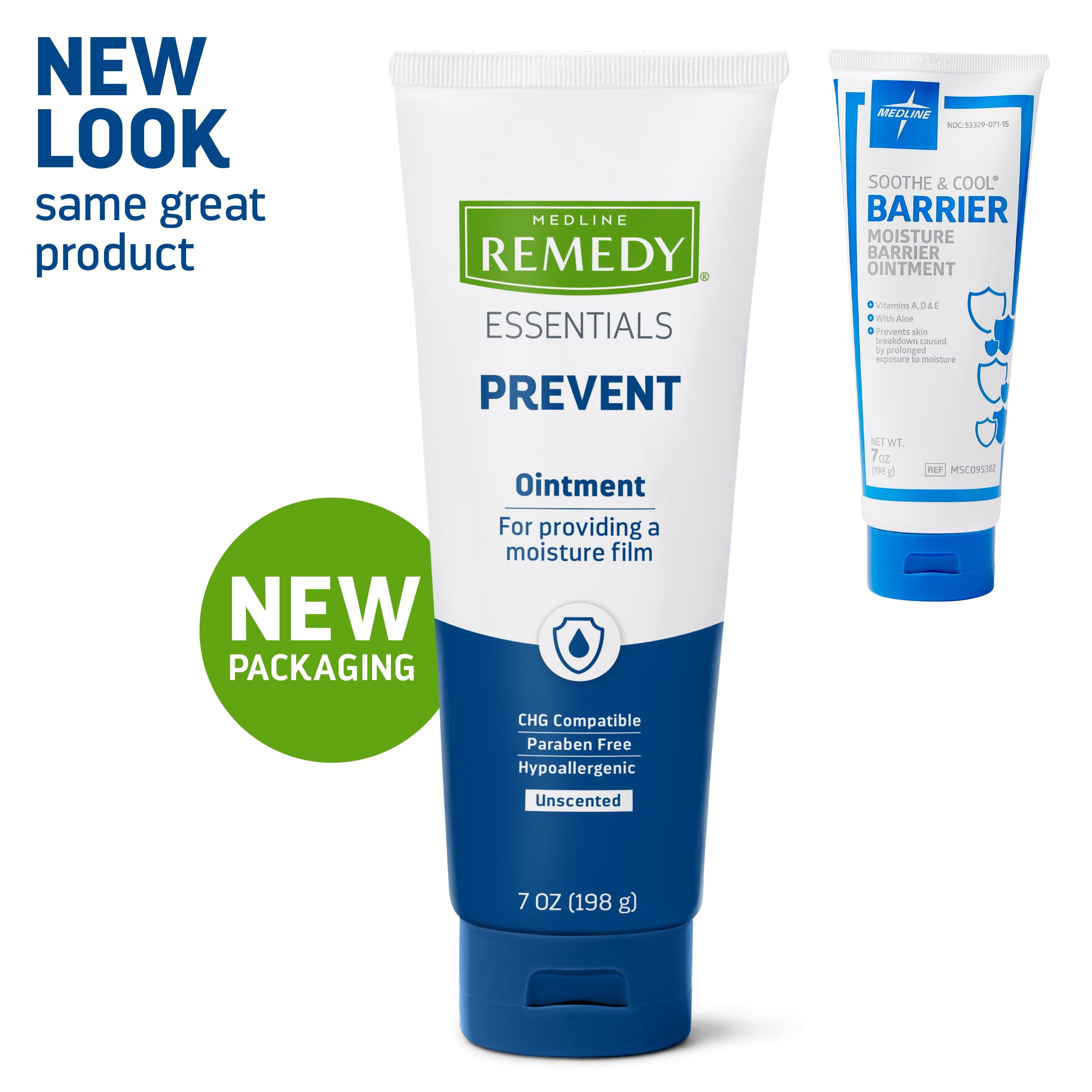 Barrera de piel transpirable Medline Remedy Essentials evita irritación por humedad