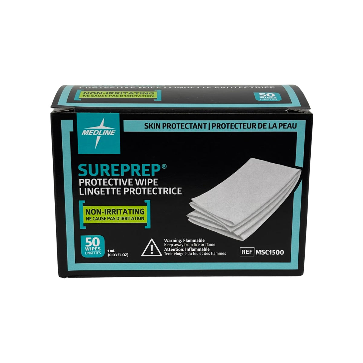 Medline SurePrep: toallita barrera-piel protege piel sensible en entornos clínicos.