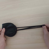 Medsuo mascarilla dormir negra ideal para meditación y relajación sin distracciones