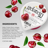 Gelatein Plus Cereza polvo para mezclas rápidas y suaves.