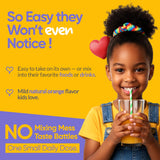 Mezcla HyFiber para niños en comidas o bebidas favoritas