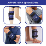 Medvice uso en rodilla derecha o izquierda con diseño adaptable.