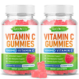 MEENCCD gomitas de vitamina C en frasco de 120 gomitas, apoyo diario al sistema inmune