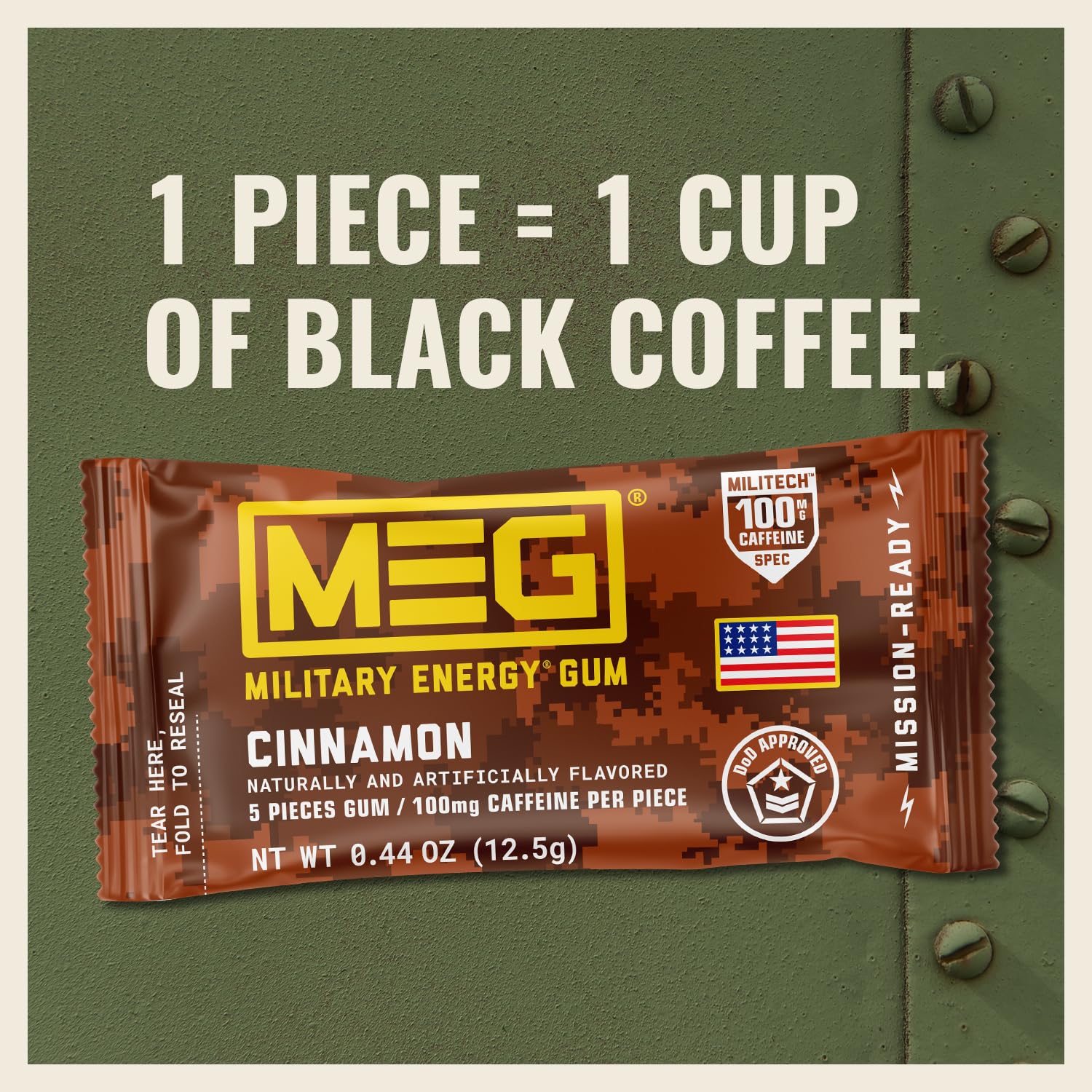 Goma MEG de canela: sabor y aroma estimulantes