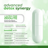 MEGA HEALTH Zeolita Detox presentación de 90 cápsulas para rutinas mensuales