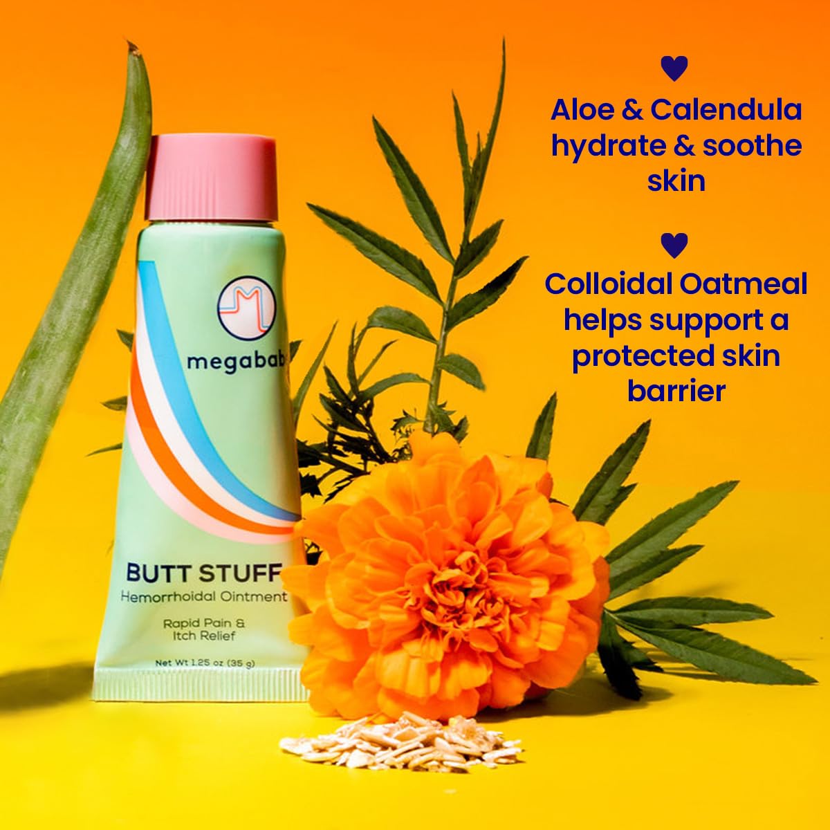 Dosis precisa de Megababe Hemorroidal para tratamiento puntual.