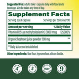 Cápsula MegaFood B12 para metabolismo energético diario