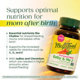 MegaFood Baby & Me 2: hoja de moringa para apoyo a la lactancia.