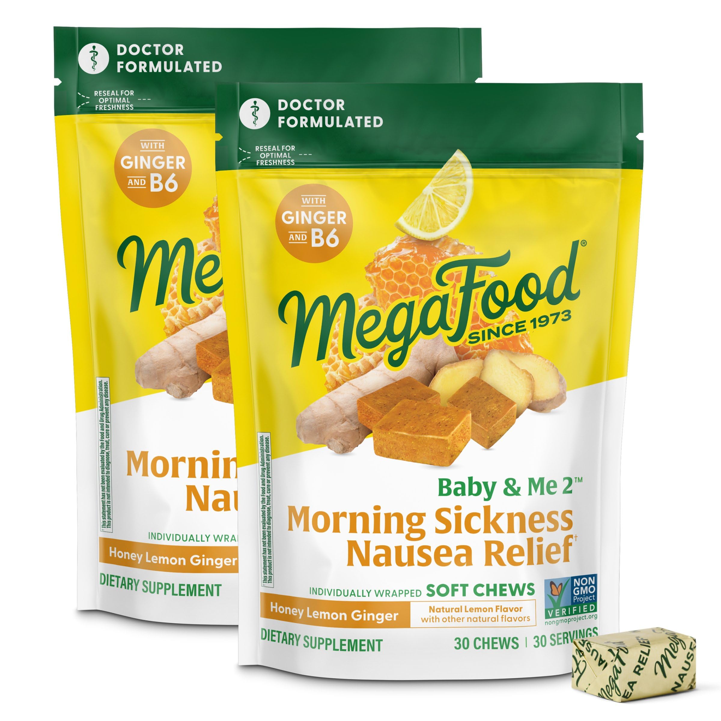 MegaFood Baby & Me Prenatal envase frontal, listo para uso diario