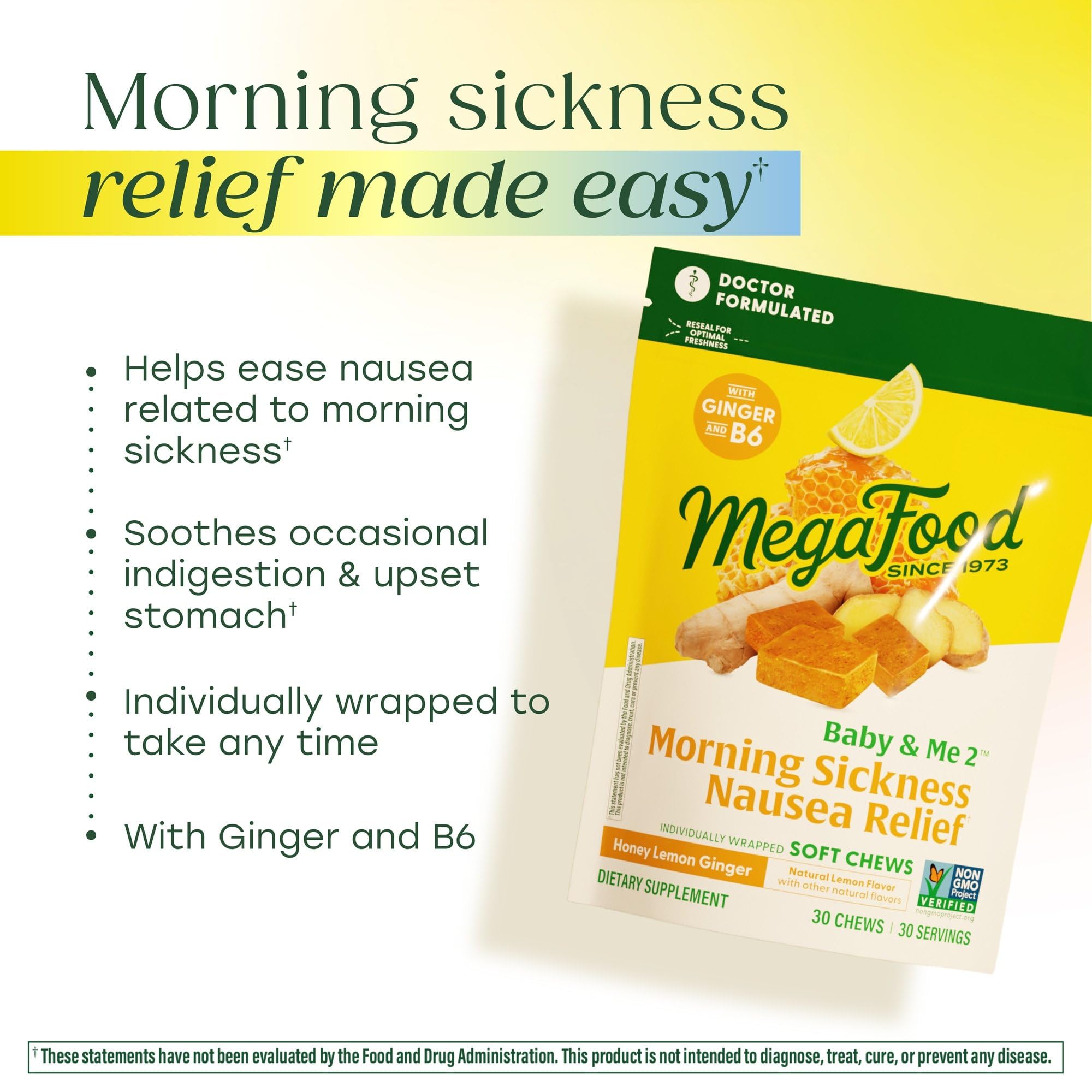 Textura suave de la gomita MegaFood Baby & Me Prenatal