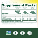 MegaFood Blood Builder: dosis de 10 ml para consumo diario sin estreñimiento