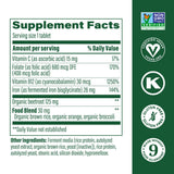 Composición clave: vitamina C, B12 y ácido fólico para la absorción del hierro.