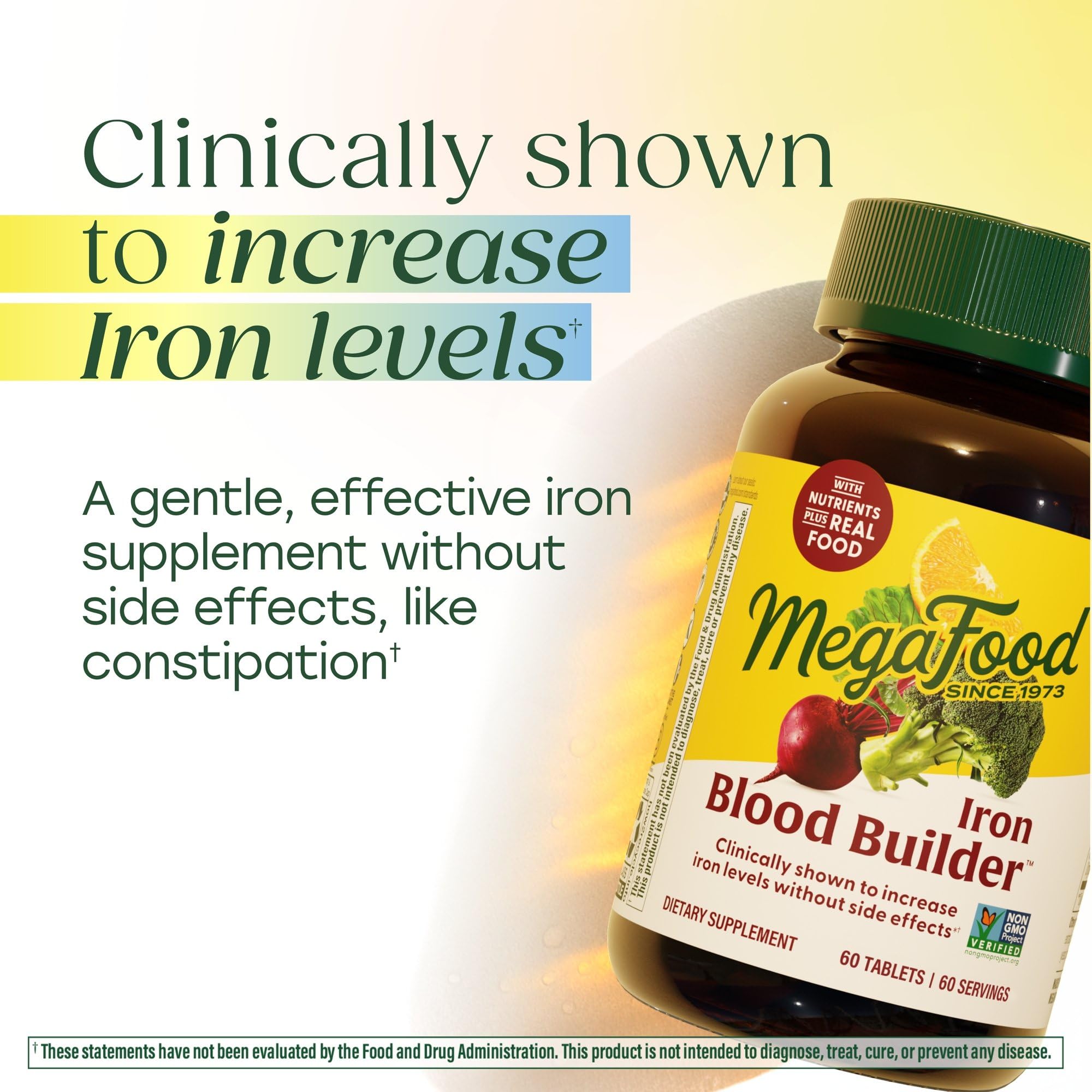 MegaFood Blood Builder: ingredientes clave como vitamina C y B12