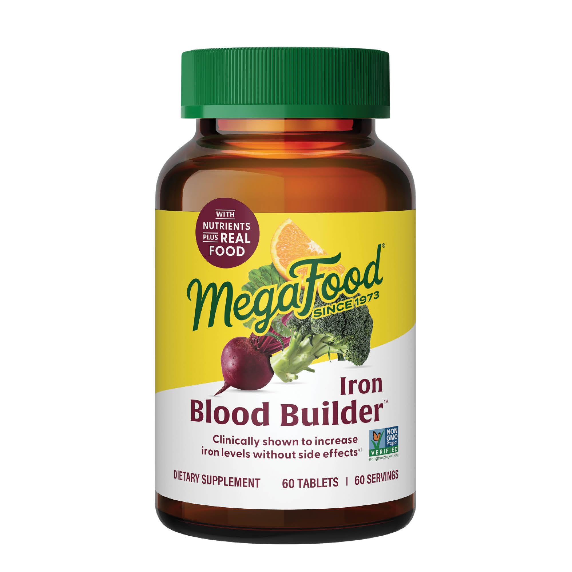MegaFood Blood Builder: tabletas para apoyar niveles de hierro con dosis diaria
