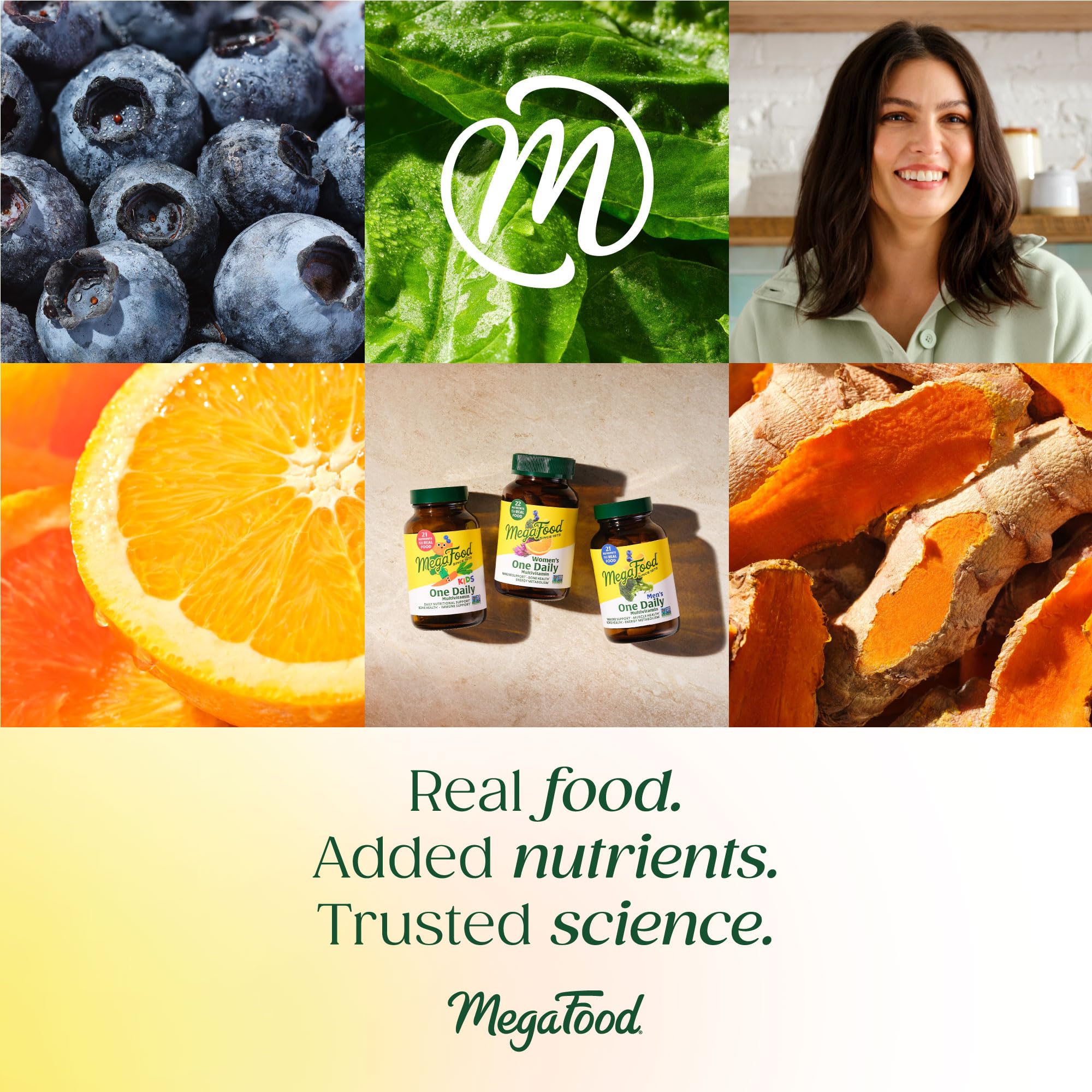 MegaFood Whole Body, 60 cápsulas, ideal para 30 porciones semanales.
