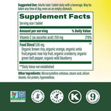  MegaFood Complex C con ingredientes reales de naranja para un aporte natural de vitamina C