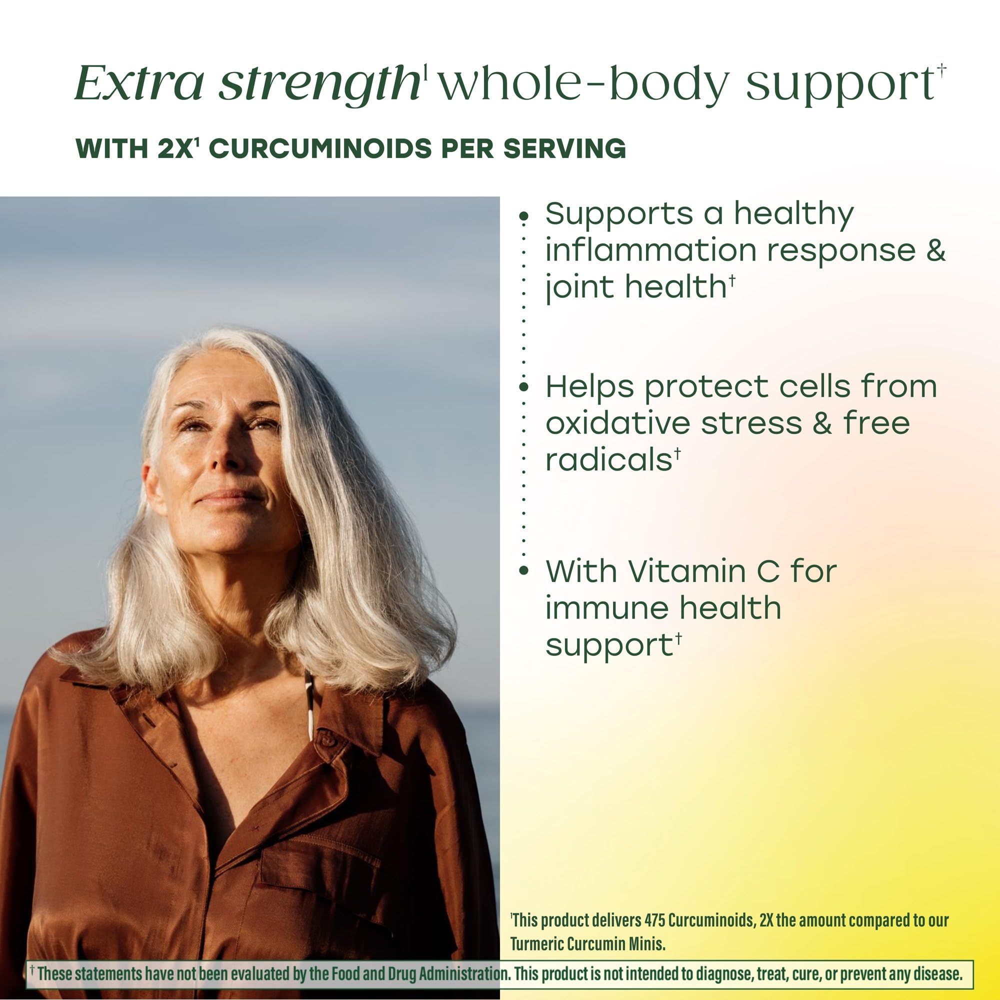 MegaFood Curcuma: ingredientes reales, 520 mg por porción para nutrición natural.