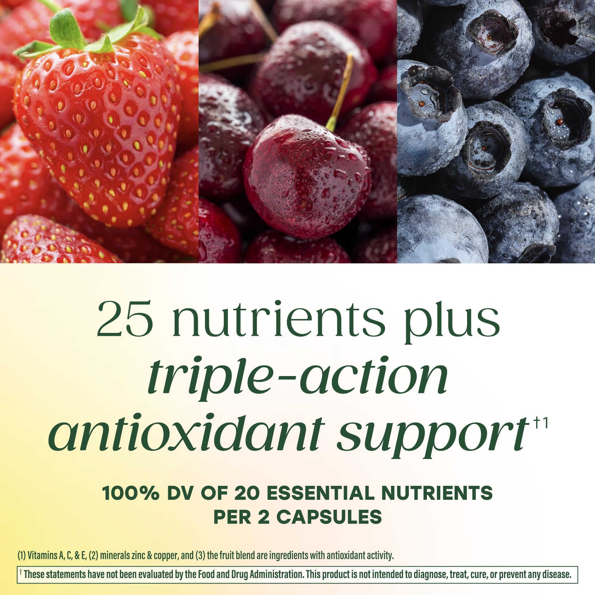 Cápsulas MegaFood con D3, K2 y zinc para apoyo general.